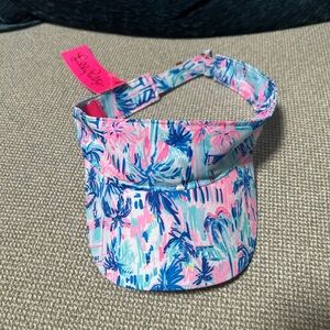 NWT LILLY PULITZER ADJUSTABLE VISOR OS
